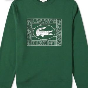 Lacoste crewneck - XXL -NWOT- green